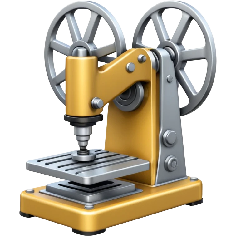 mac os icon mechanical press machine emoji