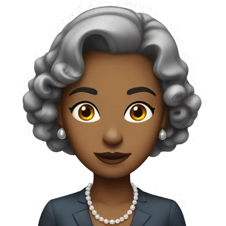 Classy lady emoji