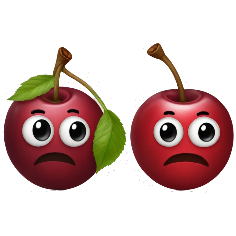 two cherries emoji