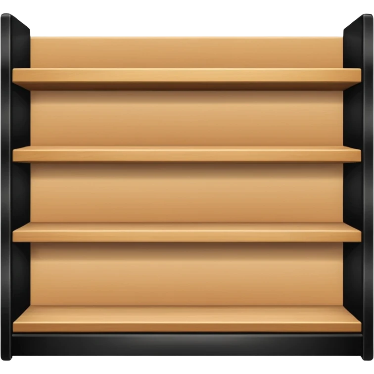Empty shelf supermarket emoji