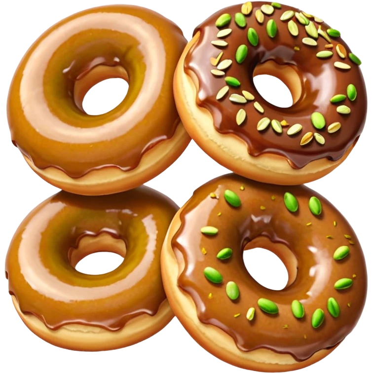 Donuts pistachios emoji