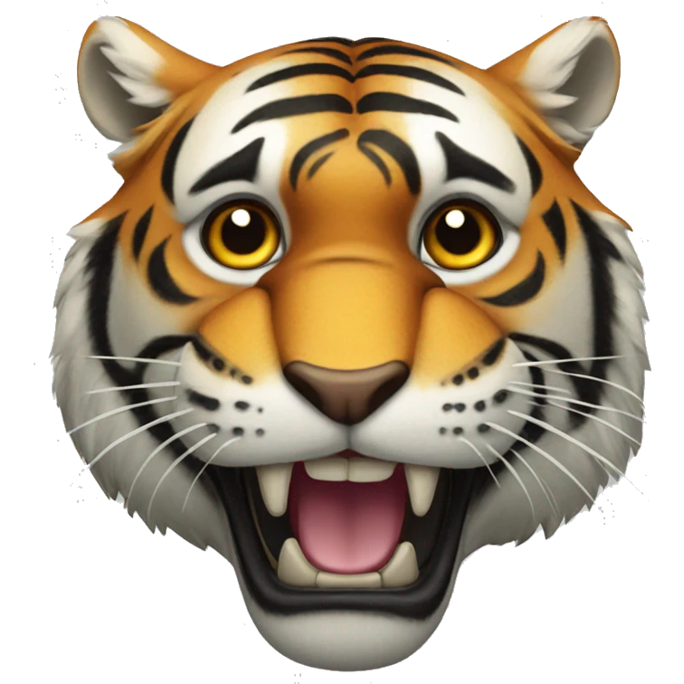 A big tiger emoji
