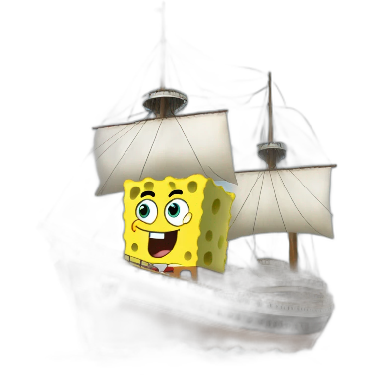 Titanic Ship SpongeBob  emoji