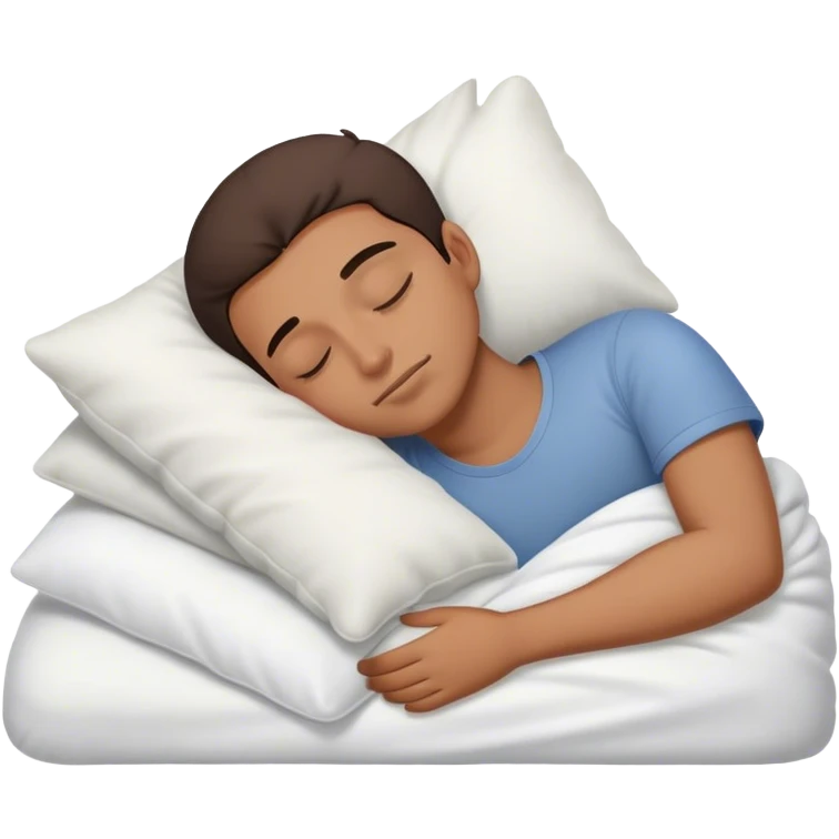 Guy sleep emoji