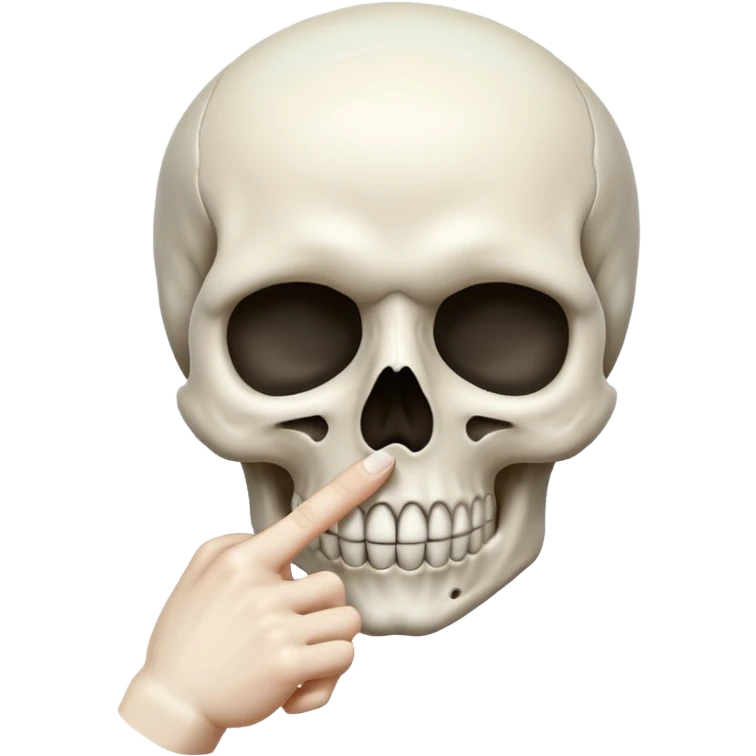 💀+🤫 emoji