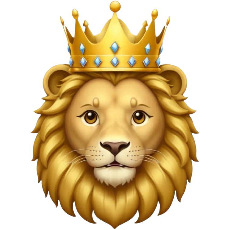 🦁 + 👑 emoji