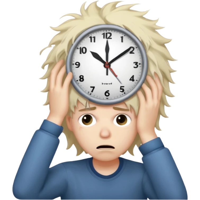 Опоздание emoji