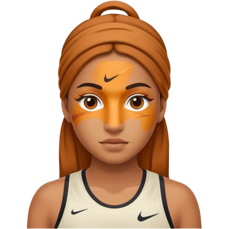 Nike with full face  emoji