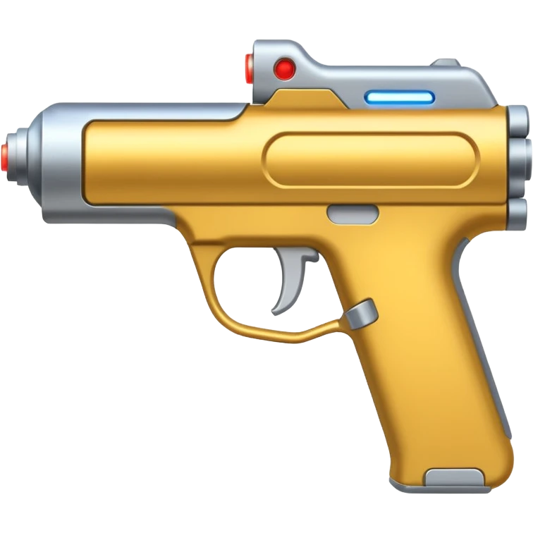 silver laser gun emoji