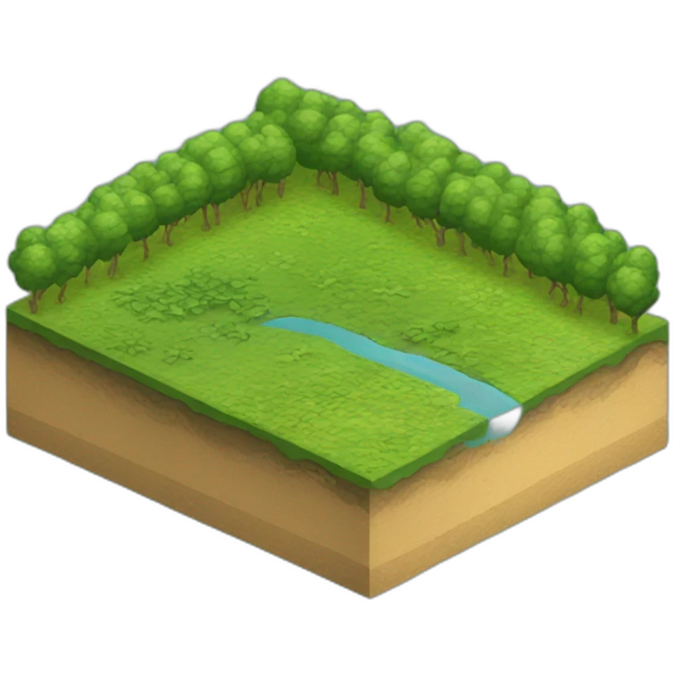 area where vegetation was removed emoji