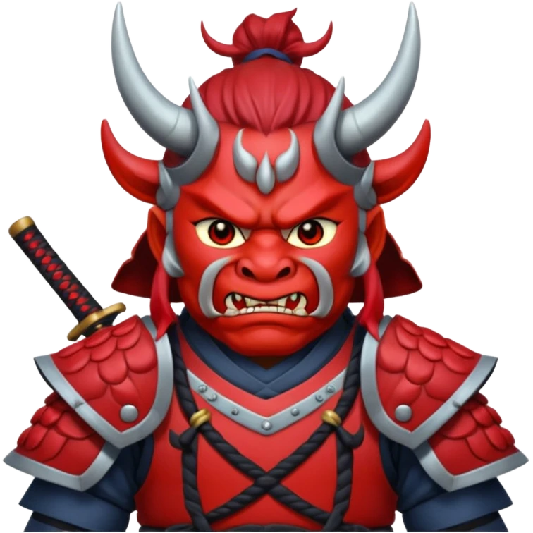 samurai oni emoji