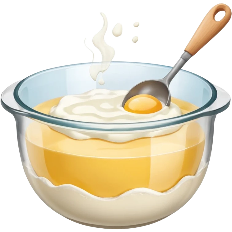 mixing bowl and baking preparation emoji