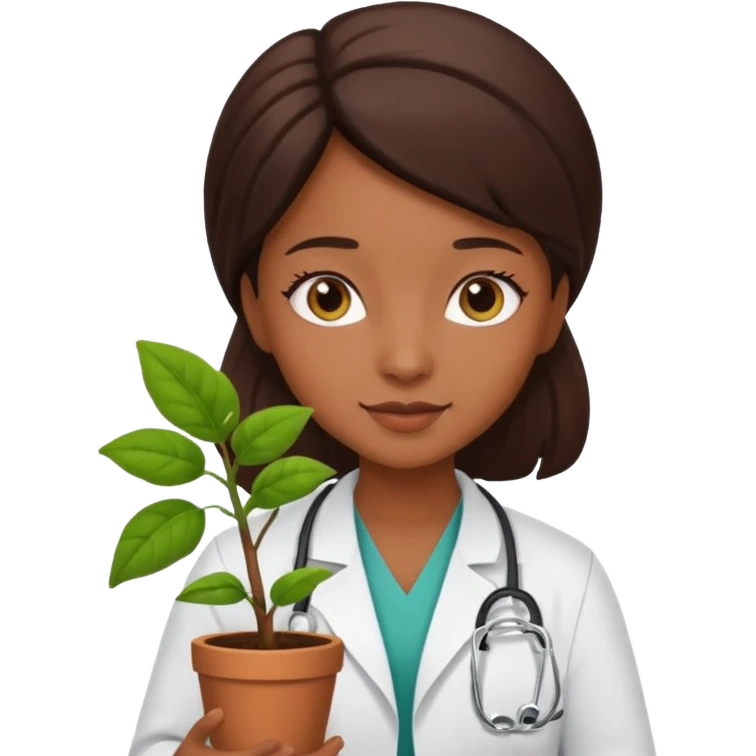 Dgirl octors Carrying Plants emoji