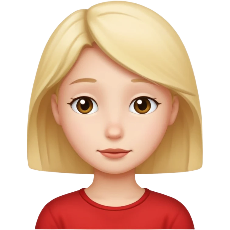 Shy love face emoji