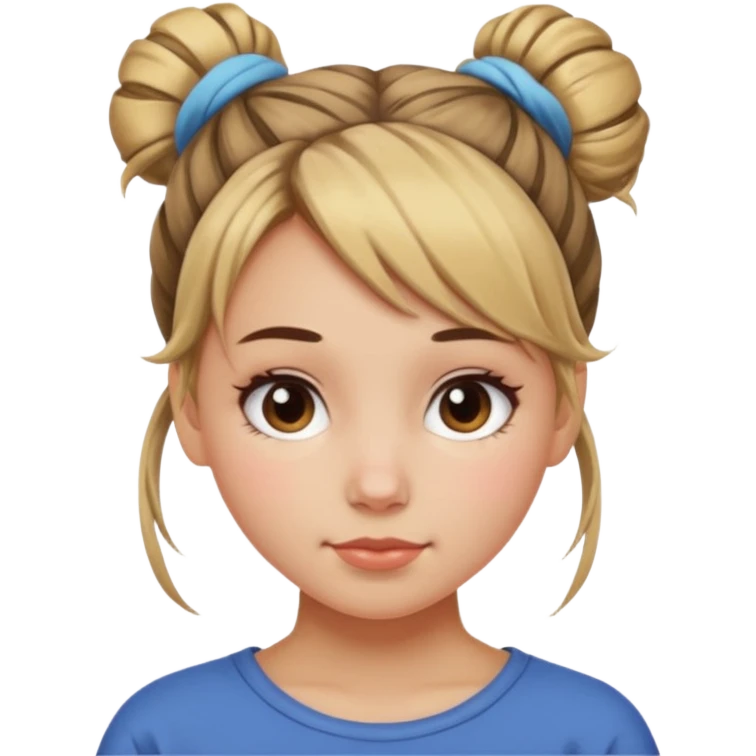 Messy bun girl Pvg
 emoji