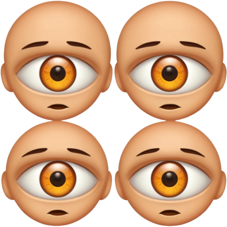 Six eye emoji