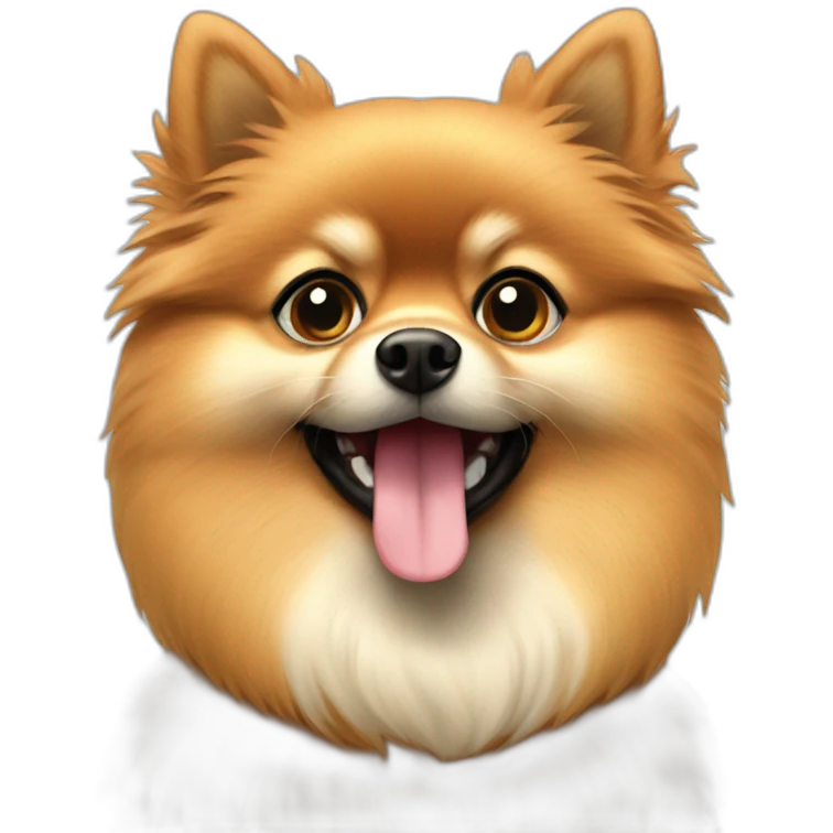 Pomerania cumpleaños emoji