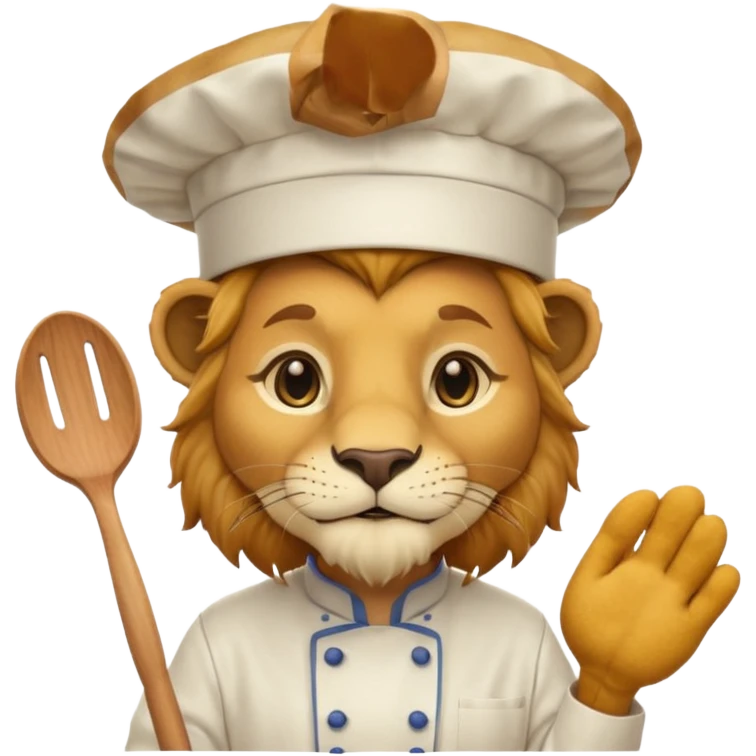 chef lion emoji
