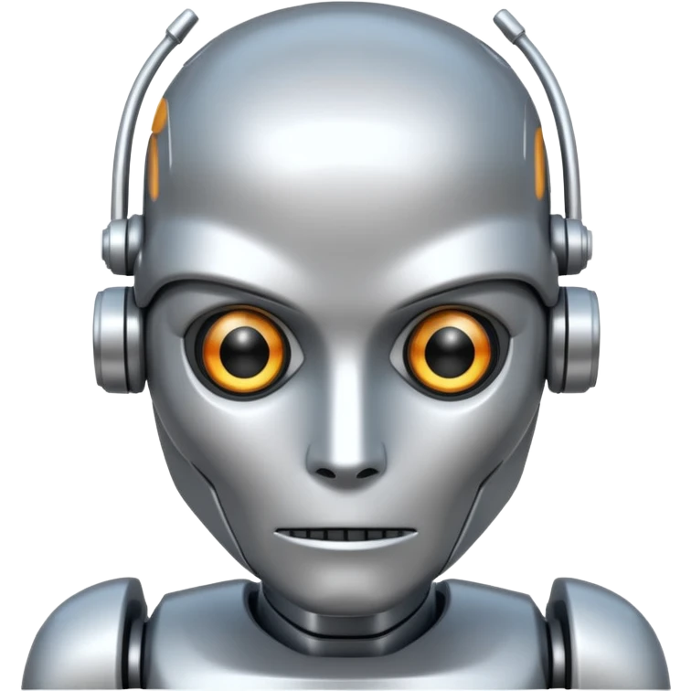 robot thinking emoji