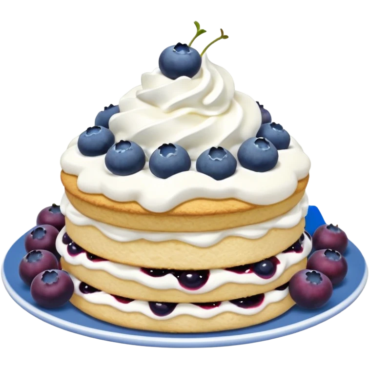 blueberry shortcake emoji