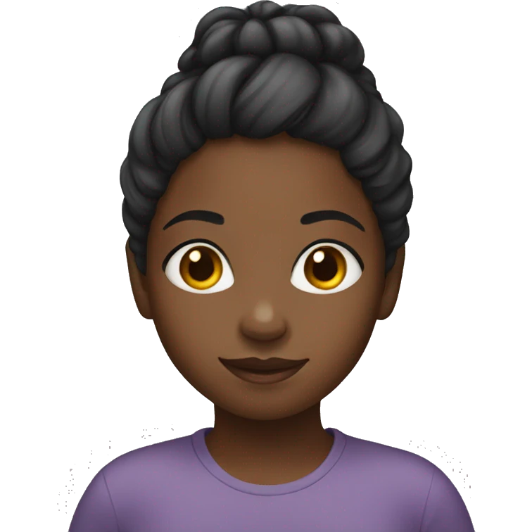 young black girl  emoji