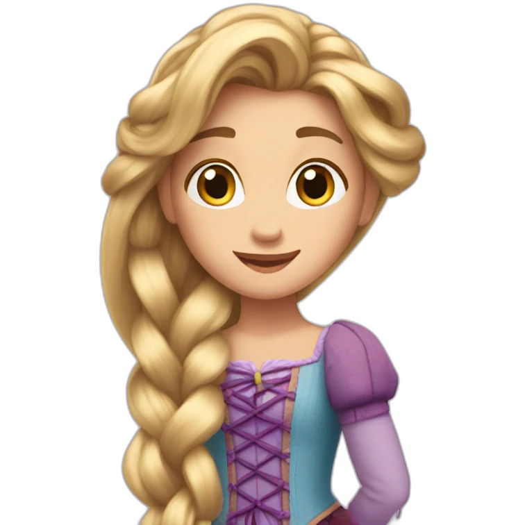 Rapunzel emoji