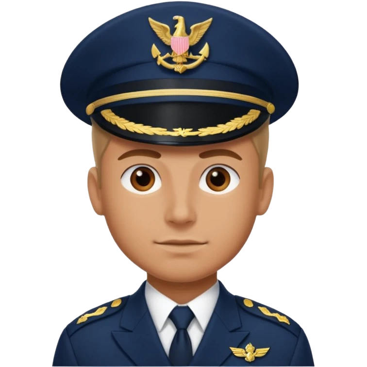 a pumped-up fighter of the navy emoji