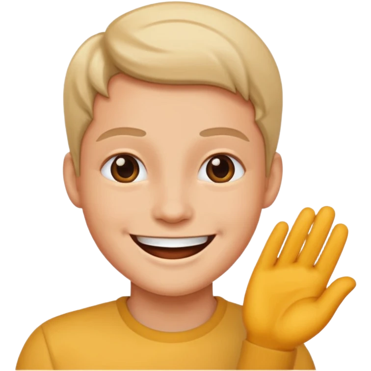 Hello how are you emoji