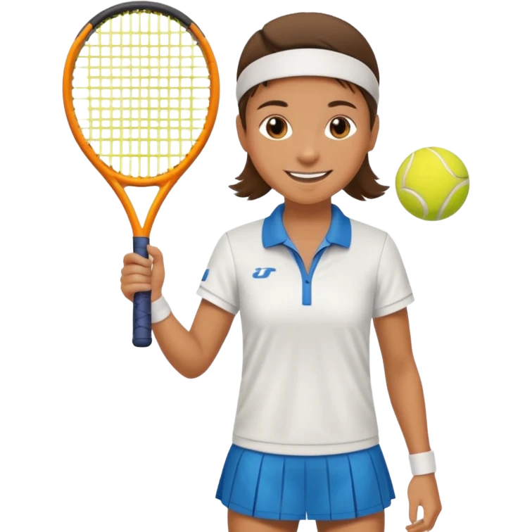 Tennis champion emoji
