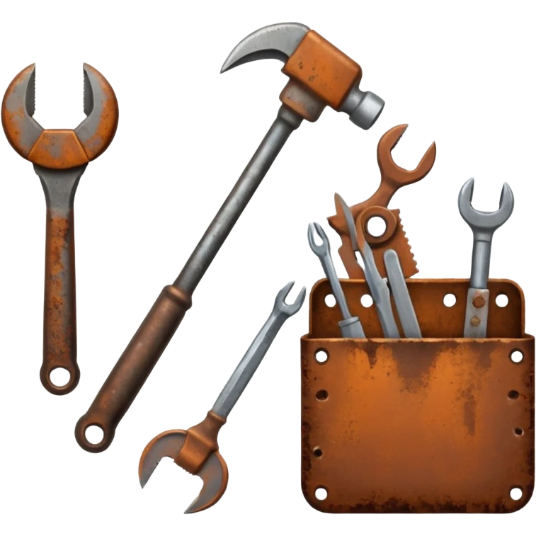 rusty tools emoji