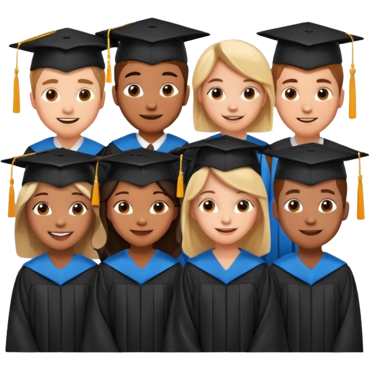 Создай очень счатливых учиников и полной учительнецы emoji