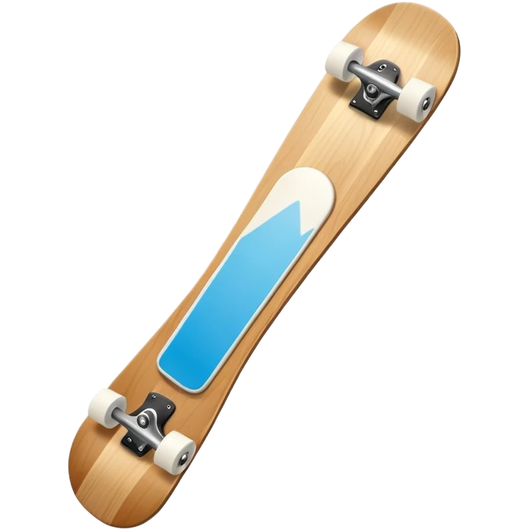 snow board, negative: character. emoji