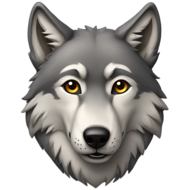 Wolf emoji
