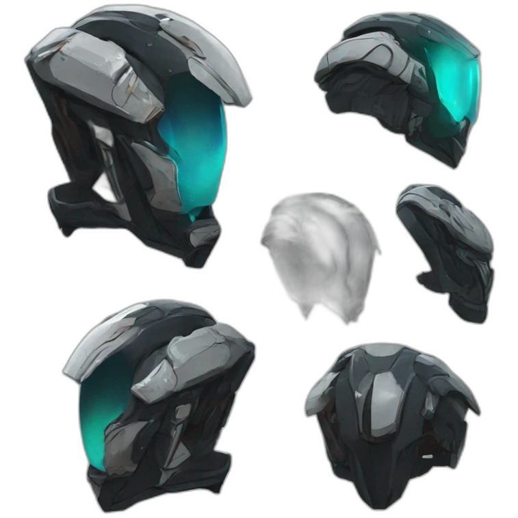 futuristic Galactic Vanguard Jacket armored no helm emoji