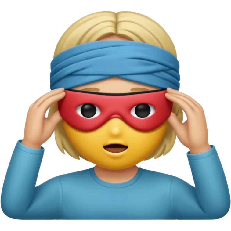 Blindfolded emoji