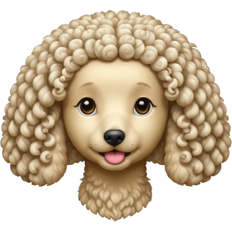 Perro caniche emoji
