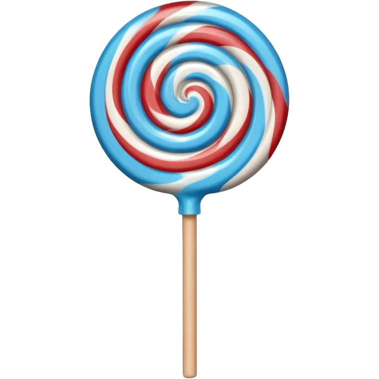 skybule and white lollipop emoji
