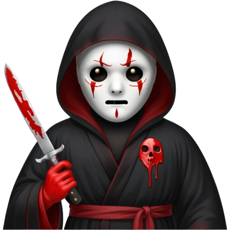 Create a ghostface emoji