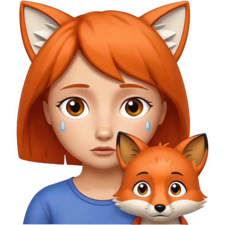 Make Dora and Swiper the fox crying emoji