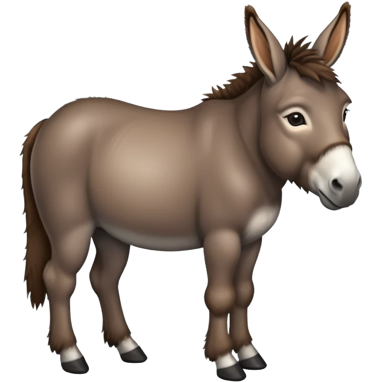 Donkey with a big butt emoji