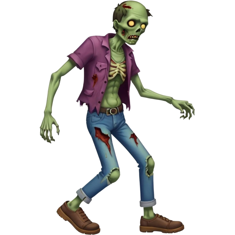 Zombie andando emoji