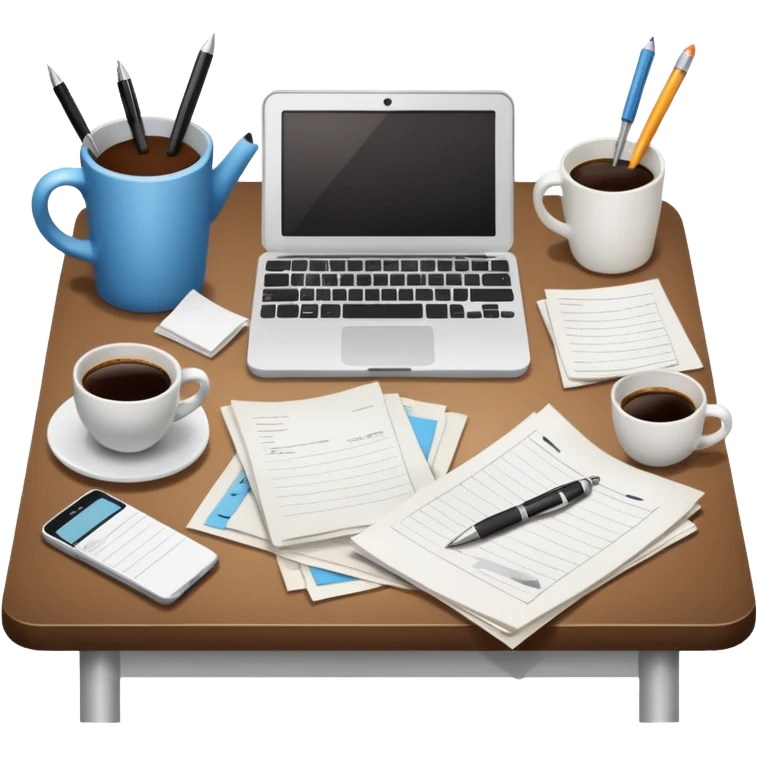 Messy Desk  emoji