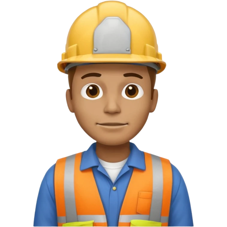 skeleton construction worker emoji | AI Emoji Generator