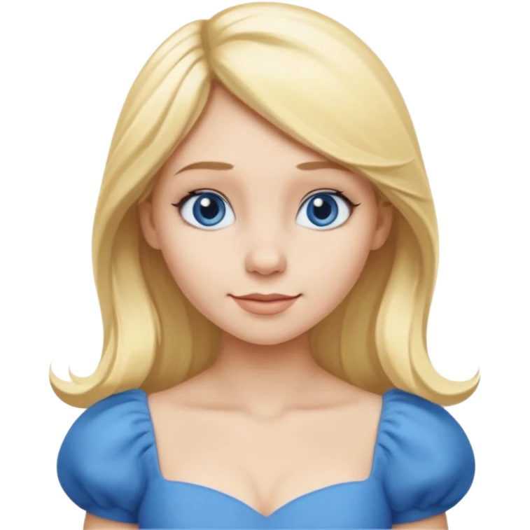 Smurfette emoji