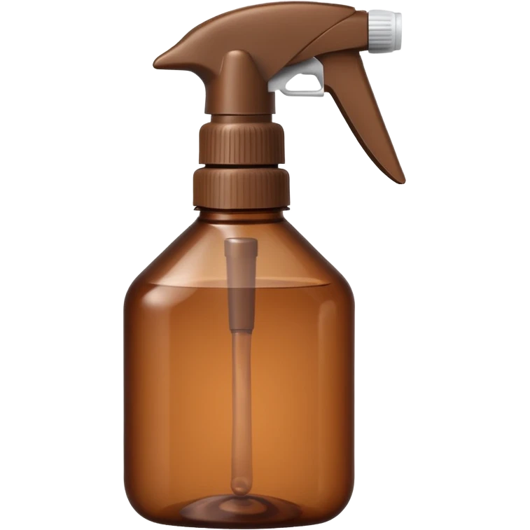 Brown spray bottle emoji