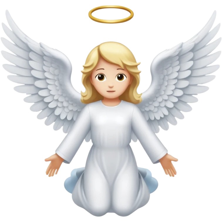 angel flying emoji