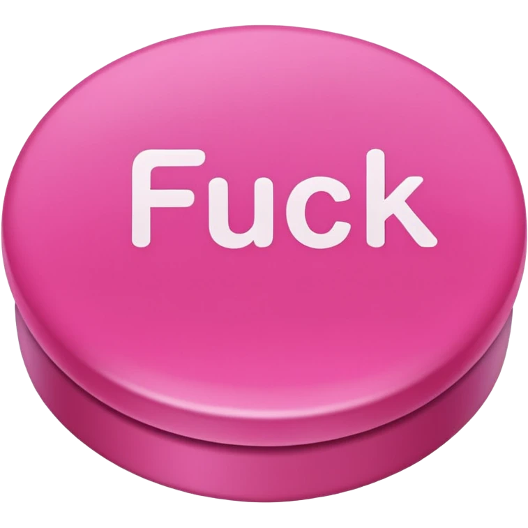 "FUCK" pink button emoji