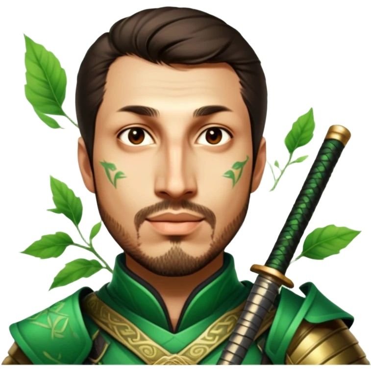 Emerald Samurai emoji