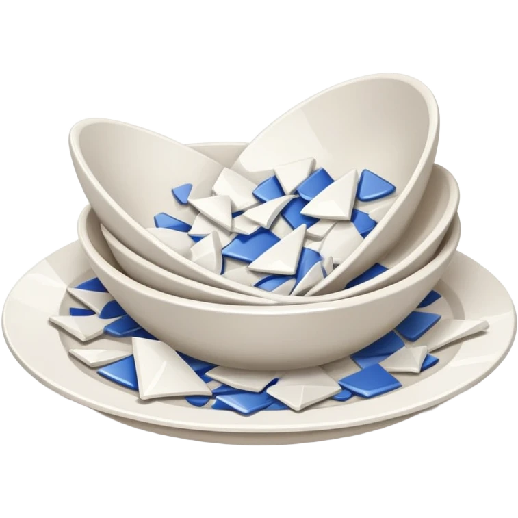 broken dishes emoji