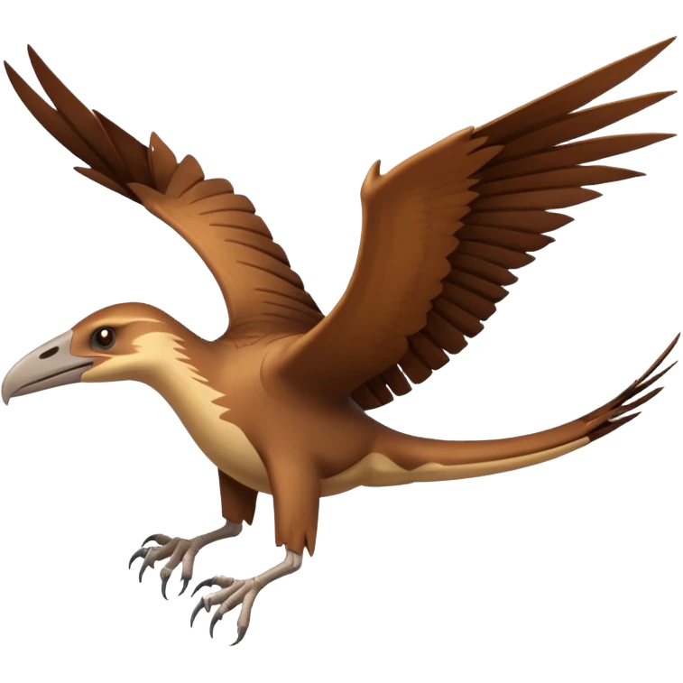 make a pterodactyl emoji